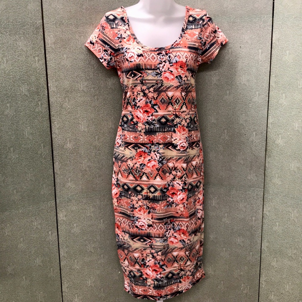 French atmosphere floral dress